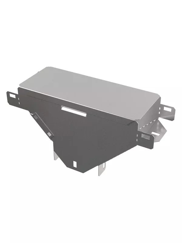 Ответвитель Т-образный вертикальный вниз боковой 100х600 мм TDM