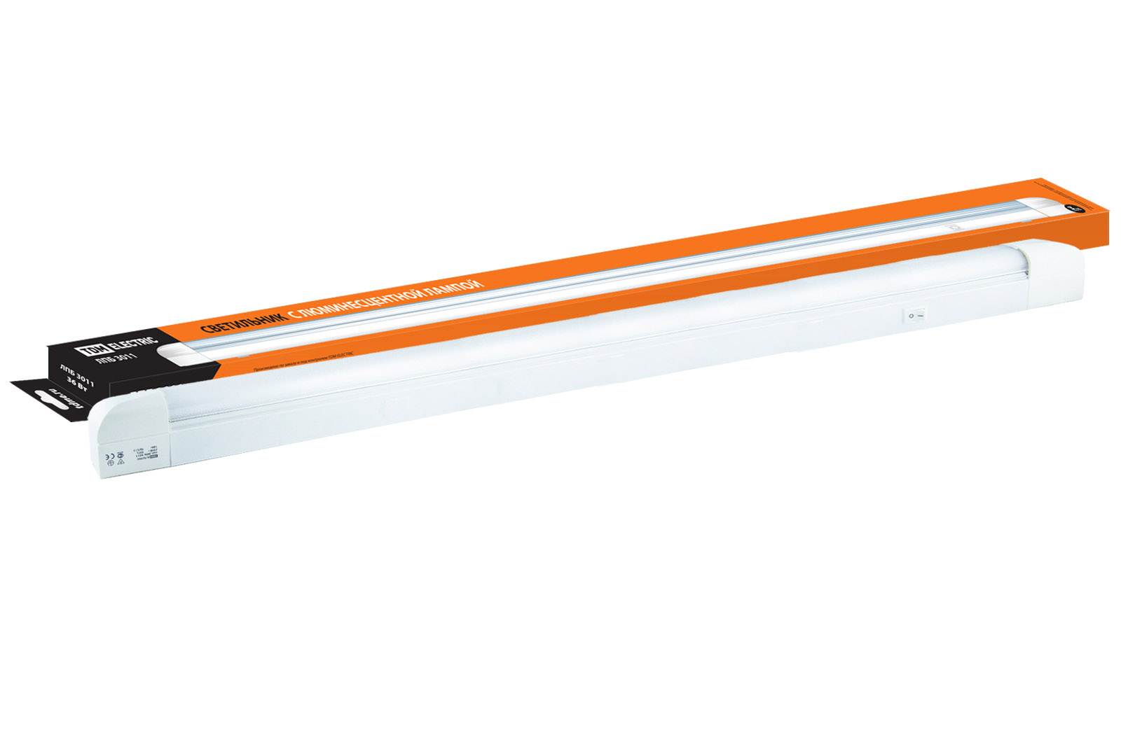 Светильник ЛПБ3011 36 Вт 230В Т8/G13 6400К TDM SQ0305-0038