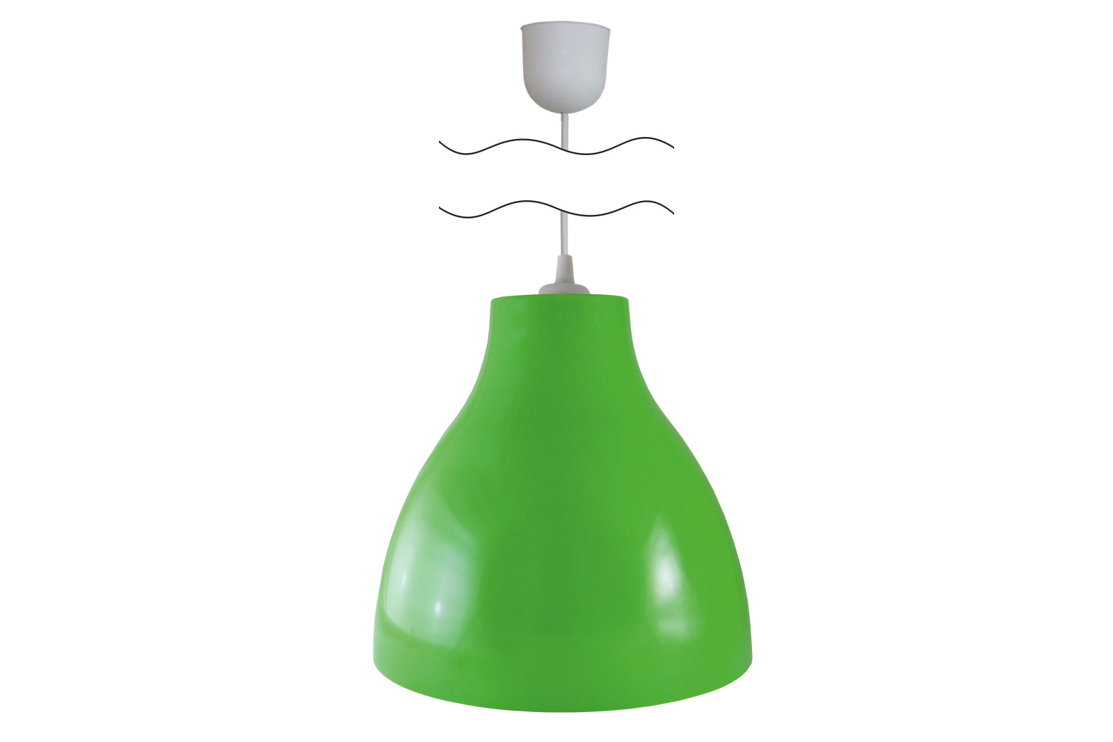 "Светильник НСБ 21-60-032 УХЛ4 ""Melodi"" зеленый, шнур белый TDM" SQ0313-0015