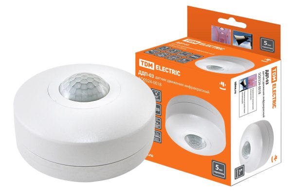 ДДП-03 1200Вт, 10-900с, 6м , 3+Лк, 120(сбоку)+360(сверху)гр IP33, TDM SQ0324-0018