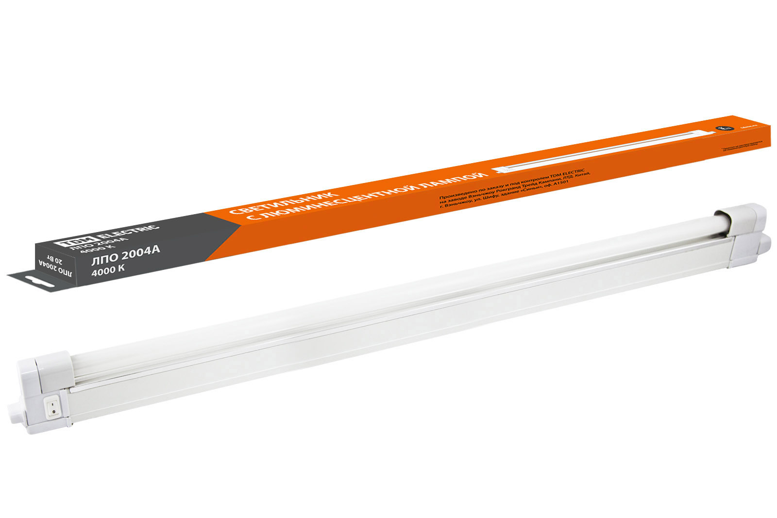 Светильник ЛПО2004А 20 Вт 230В T4/G5 4000К TDM SQ0327-0020