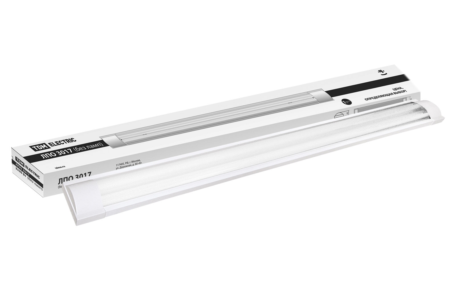 Светильник ЛПО3017 1х36 Вт 230В Т8/G13 TDM SQ0327-0036