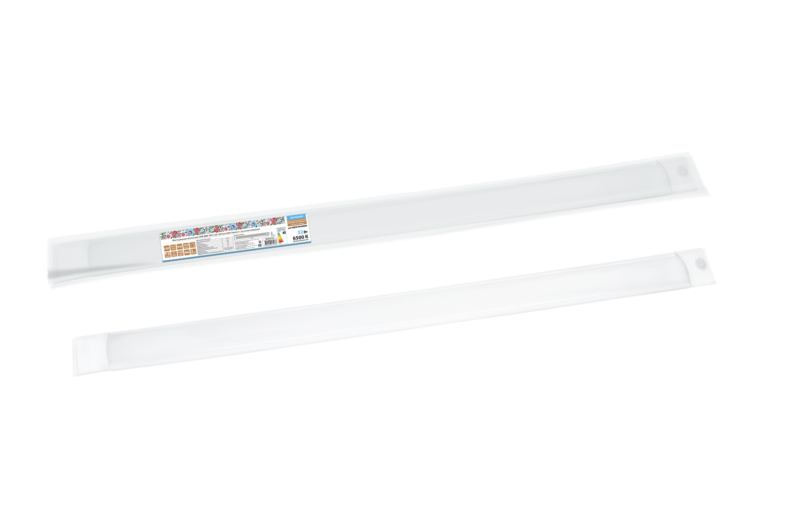 Светодиодный светильник LED ДПО 3017 32Вт 2900лм 6500К Компакт с датчиком Народный SQ0329-0146