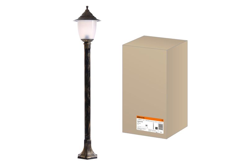 Светильник Прага Эл-11-73-125Б 60 Вт Е27 напольный на стойке h-1.25 м бронза TDM SQ0330-0520