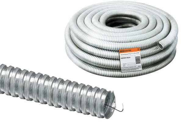 Металлорукав РЗ-Ц-Х 15 с протяжкой (50м) TDM SQ0403-0024