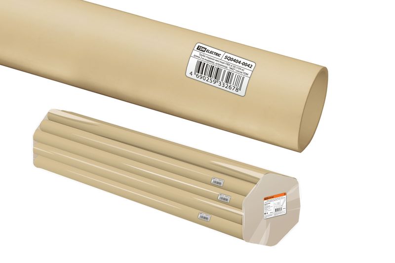 "Труба гладкая жесткая ПВХ d 20 (104 м) длина 2 м индивид. штрихкод, ""ЭКО"" сосна TDM" SQ0404-0042