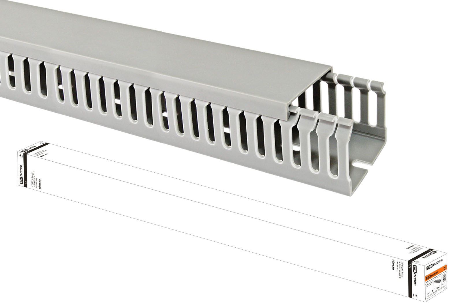 Кабель-канал перфорированный 80х80 перфорация 8/11 TDM (16 м) SQ0410-0007