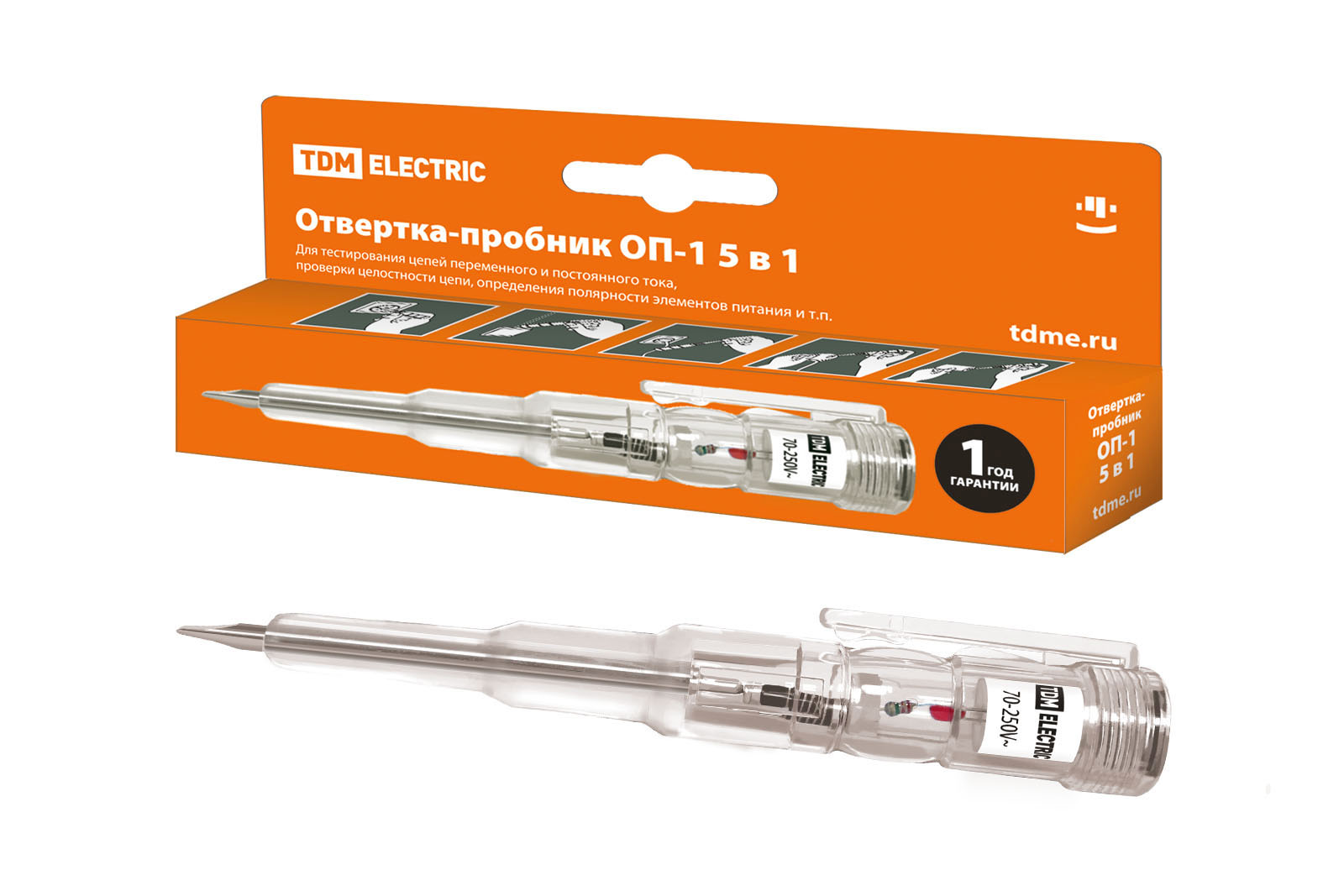 Отвертка-пробник ОП-1 TDM SQ0501-0002