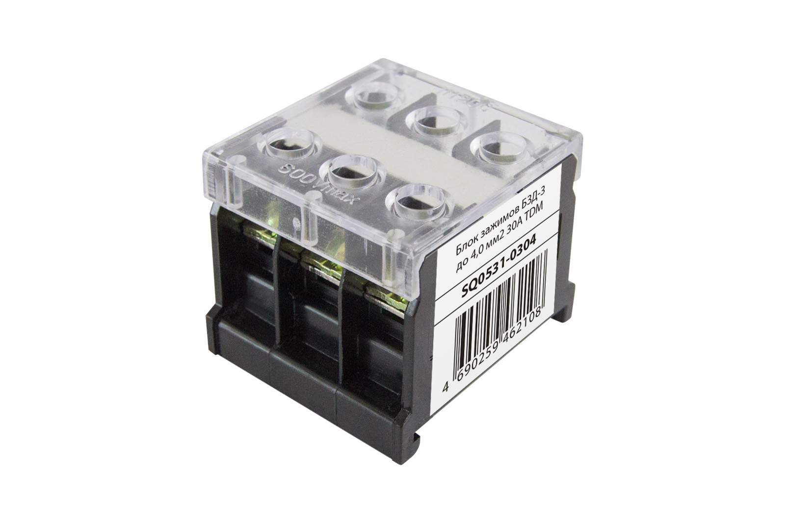 Блок зажимов БЗД-3 до 4,0 мм2 30A TDM SQ0531-0304
