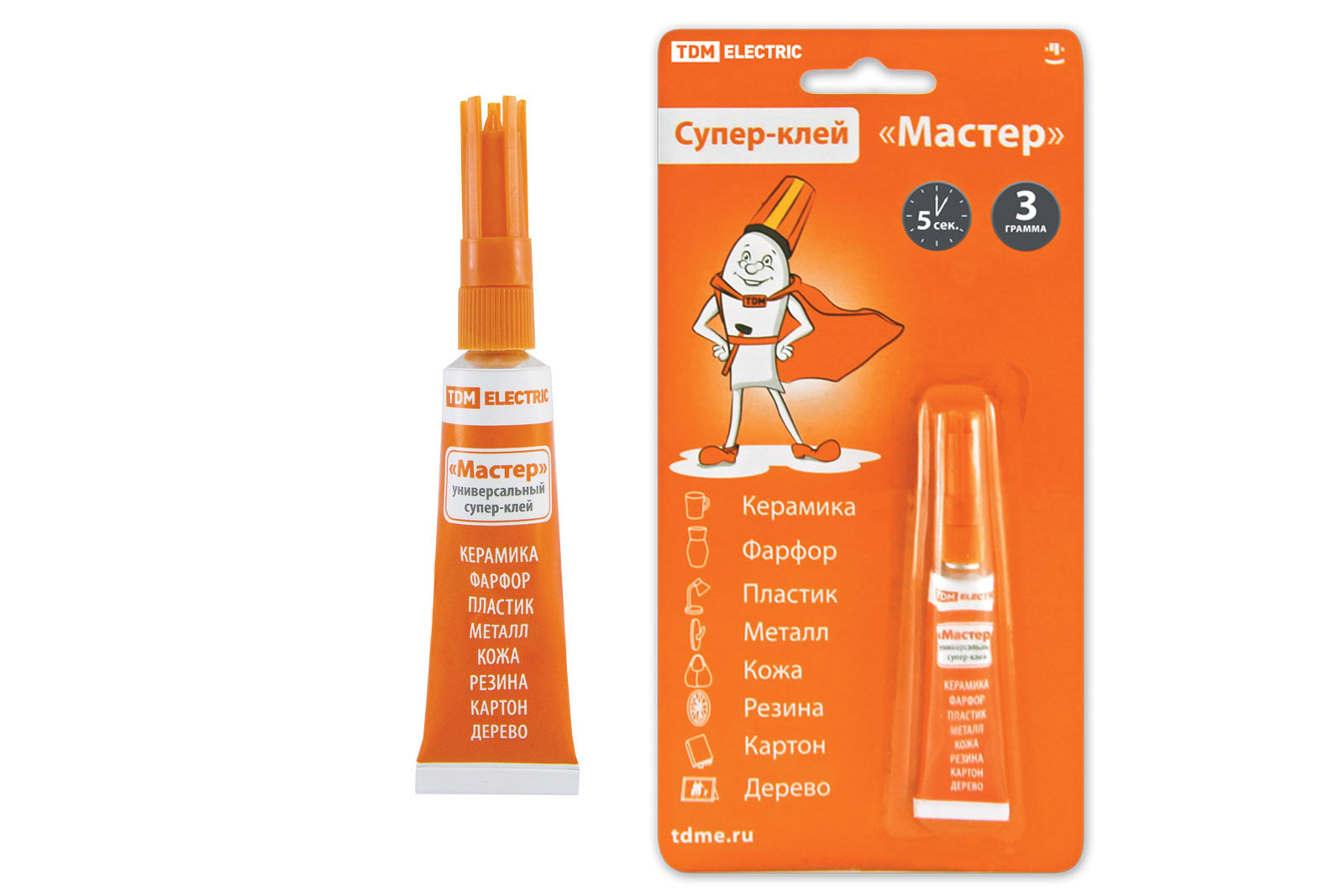 "Супер-клей ""Мастер"" 3г/блистер TDM" SQ0542-0001