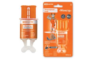 "Клей эпоксидный ""Монстр"", прозрачный, шприц, 6 мл TDM" SQ0542-0006