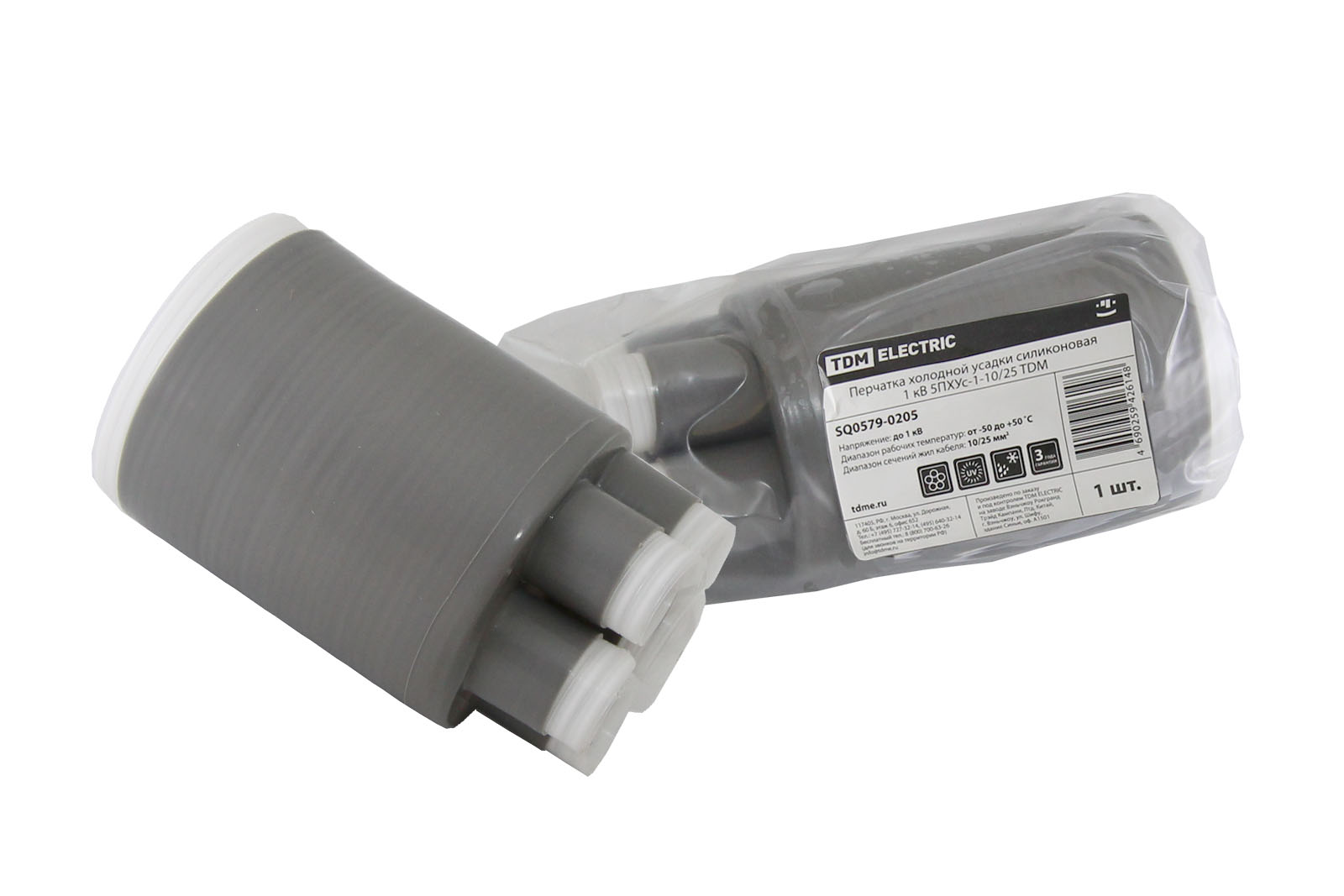 Перчатка холодной усадки 5ПХУс-1-10/25 TDM SQ0579-0205