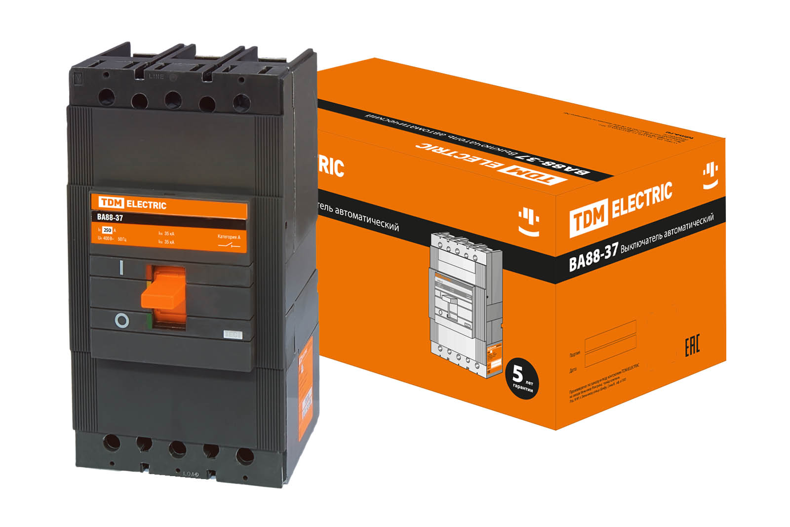 ВА88-37 3Р 250А 35кА TDM SQ0707-0018