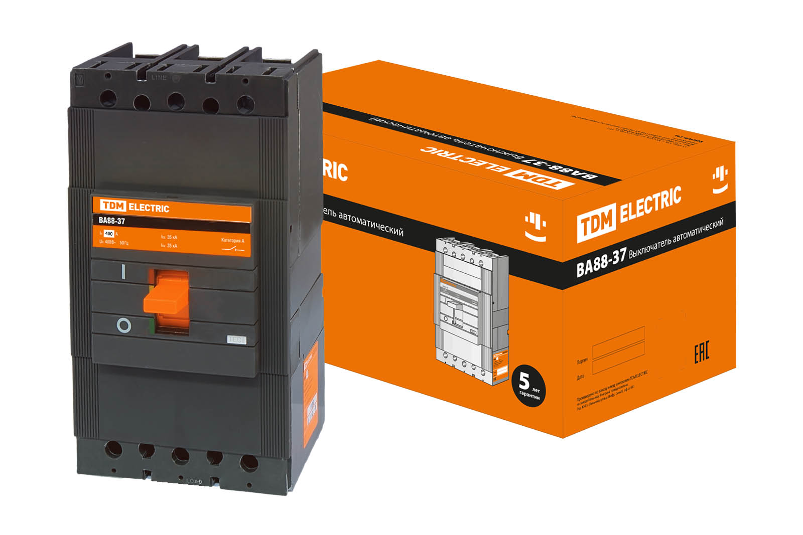 ВА88-37 3Р 400А 35кА TDM SQ0707-0020