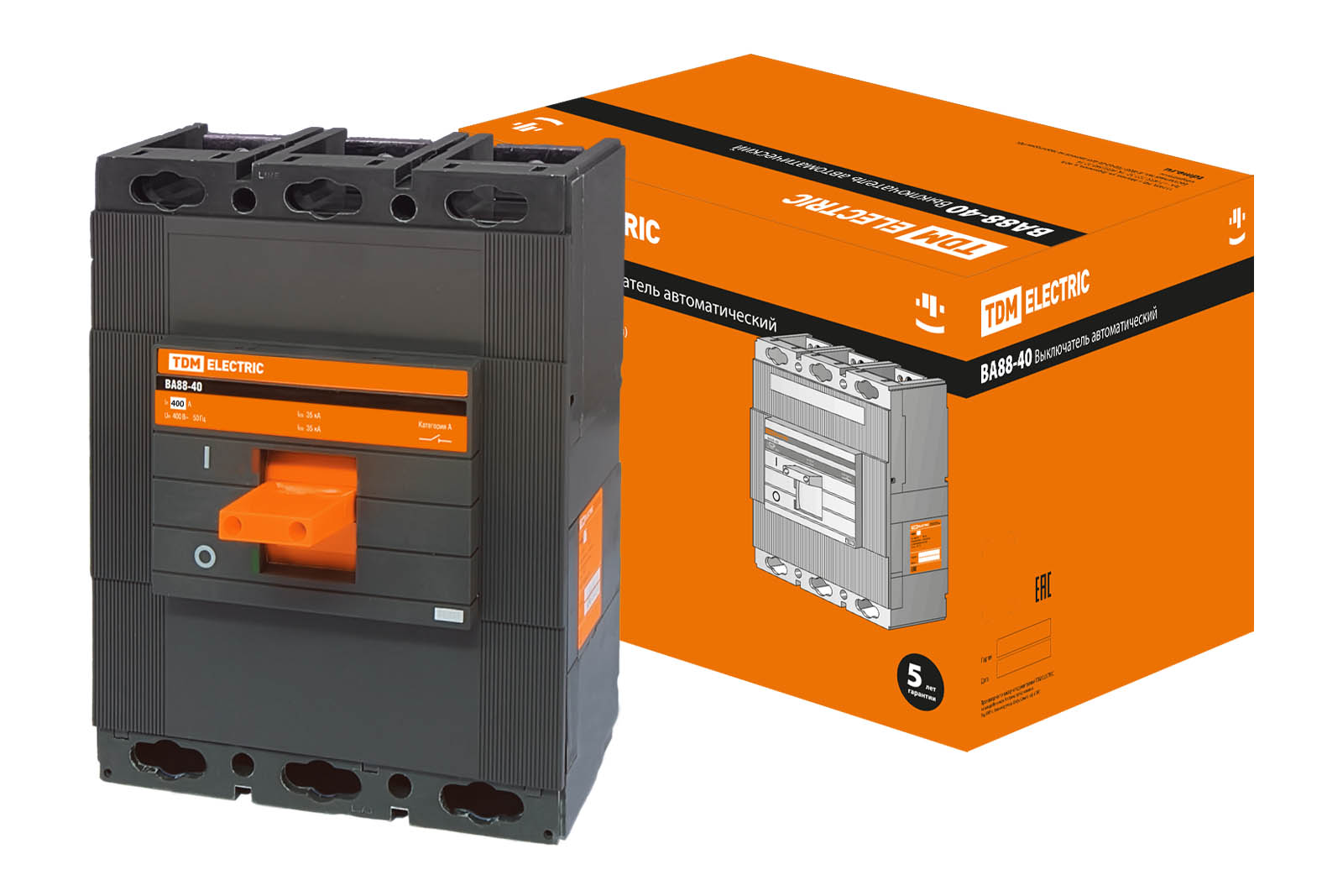 ВА88-40 3Р 400А 35кА TDM SQ0707-0021