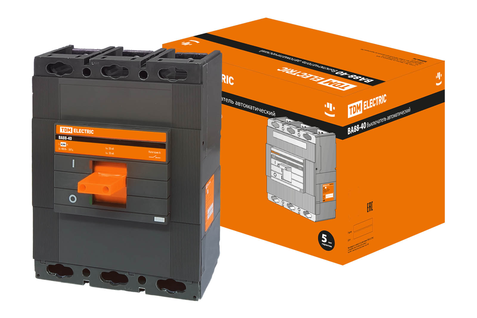 ВА88-40 3Р 630А 35кА TDM SQ0707-0023