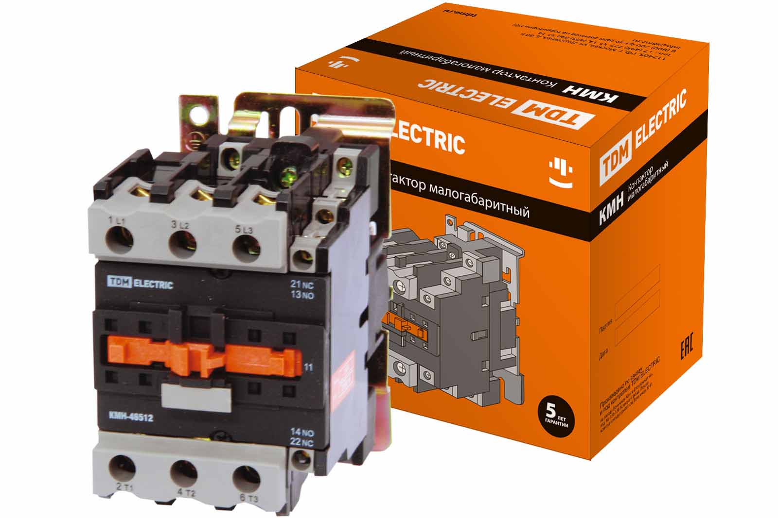 КМН-49512 95А 400В/АС3 1НО,1НЗ TDM SQ0708-0031