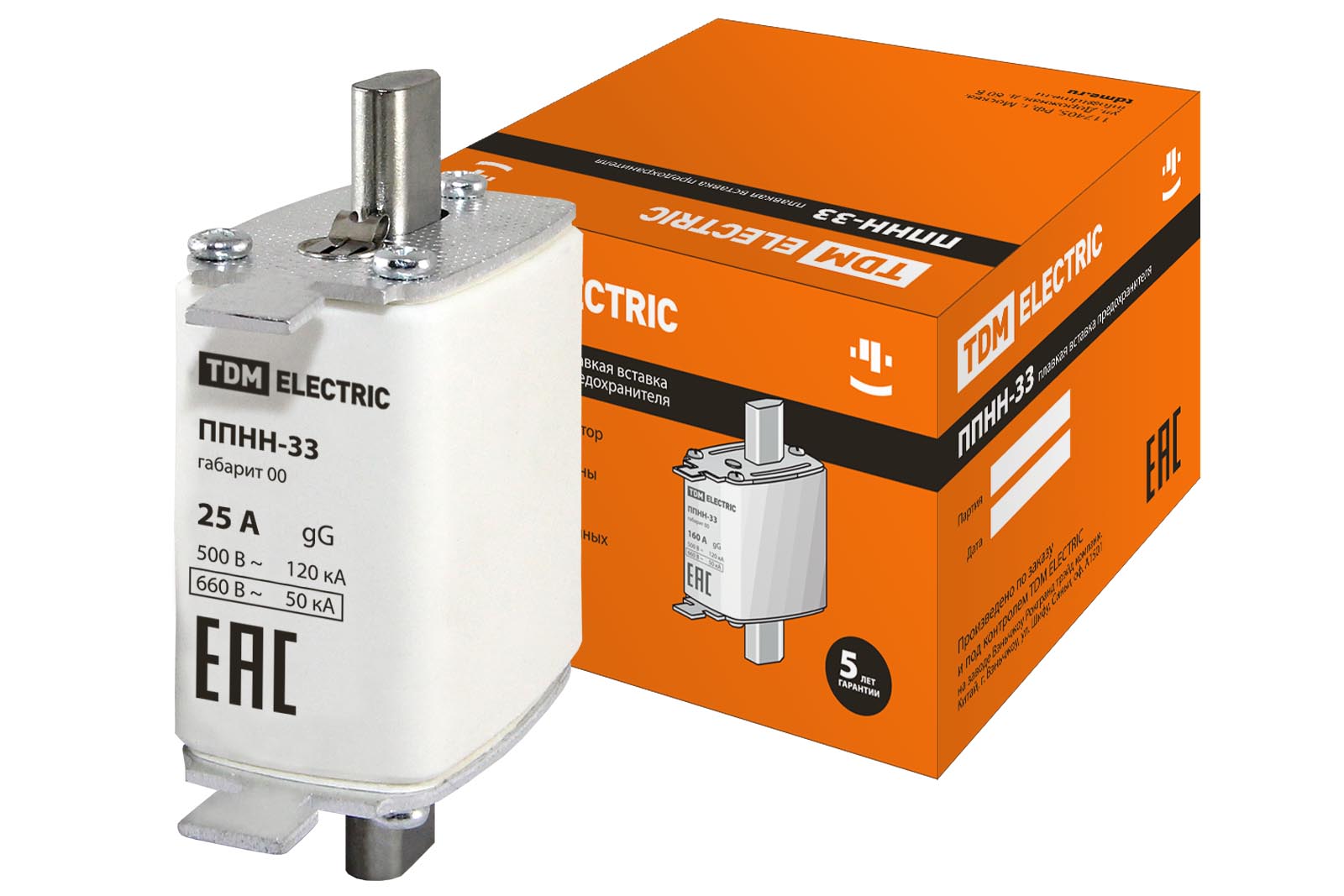 ППНН-33 габ.00,  25А TDM SQ0713-0002