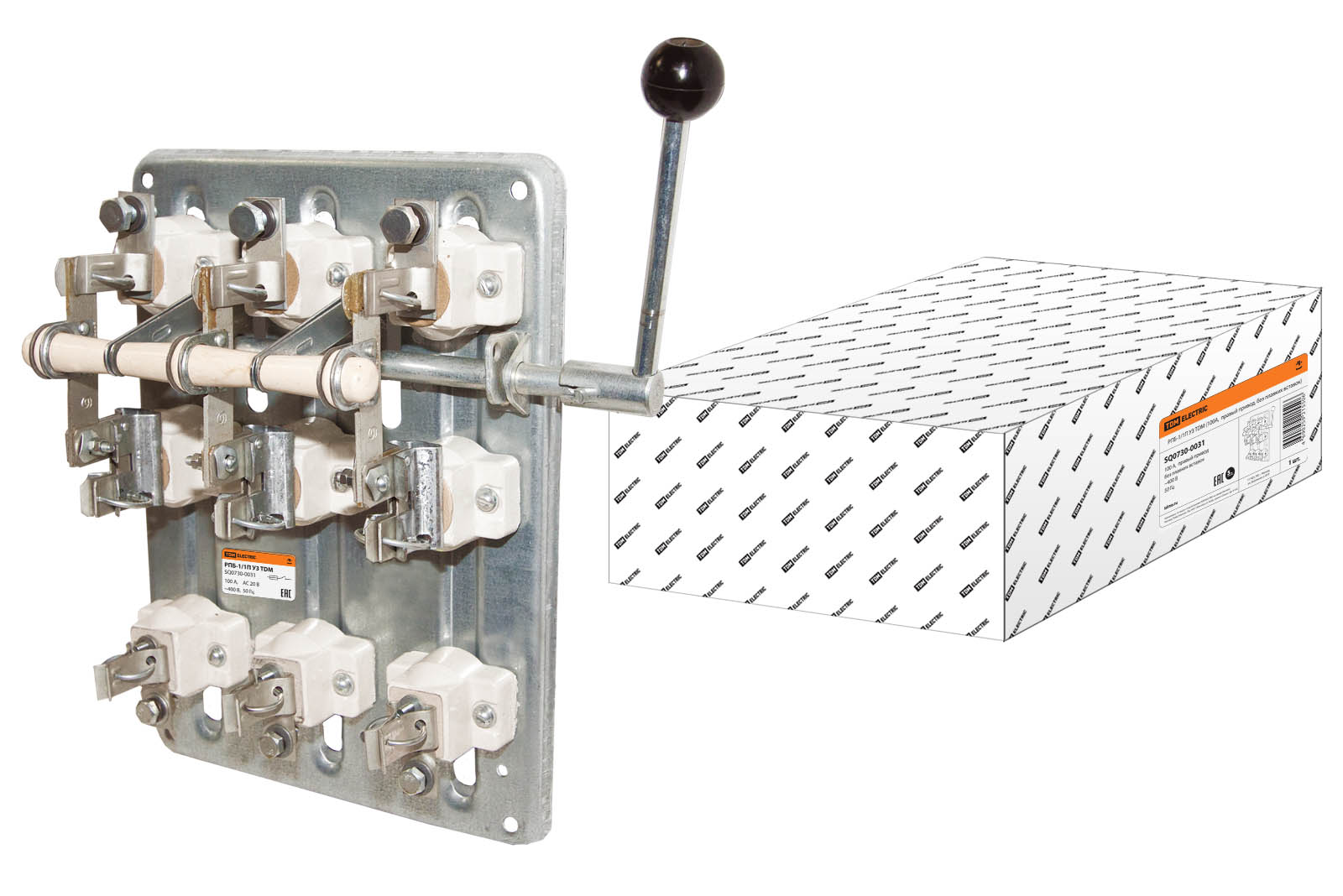 РПБ-1/1П У3 TDM (100А, правый привод, без плавких вставок) SQ0730-0031