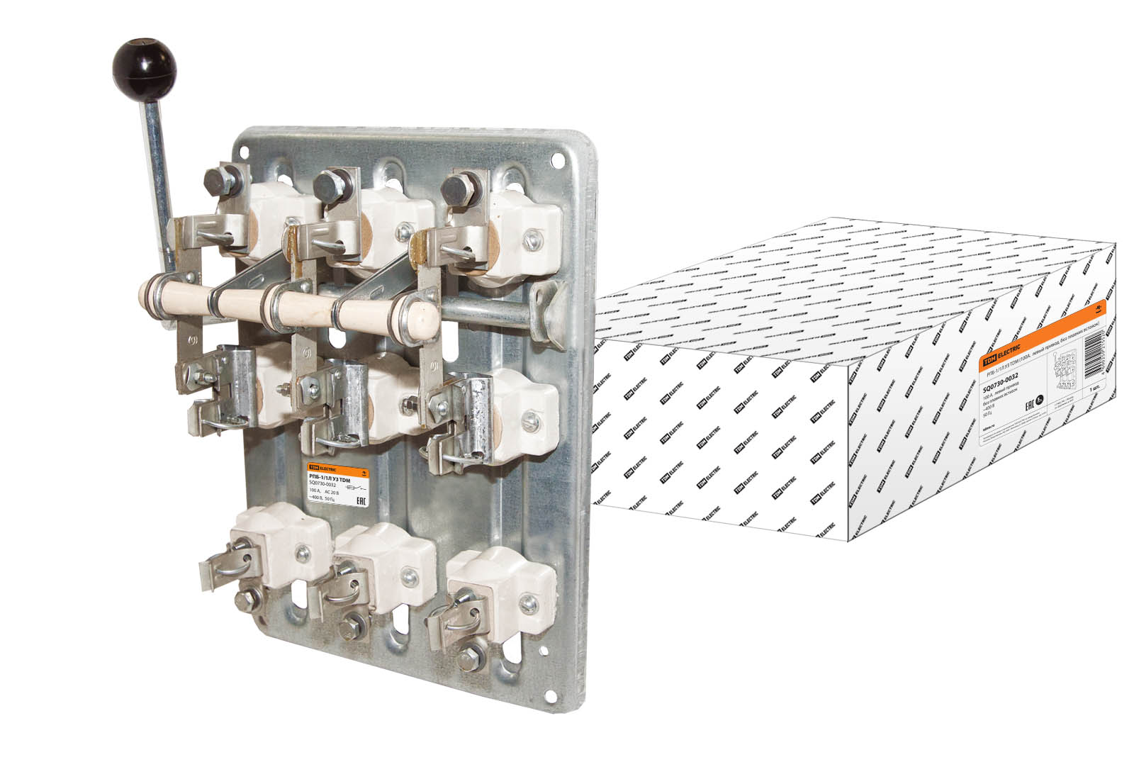 РПБ-1/1Л У3 TDM (100А,  левый привод, без плавких вставок) SQ0730-0032