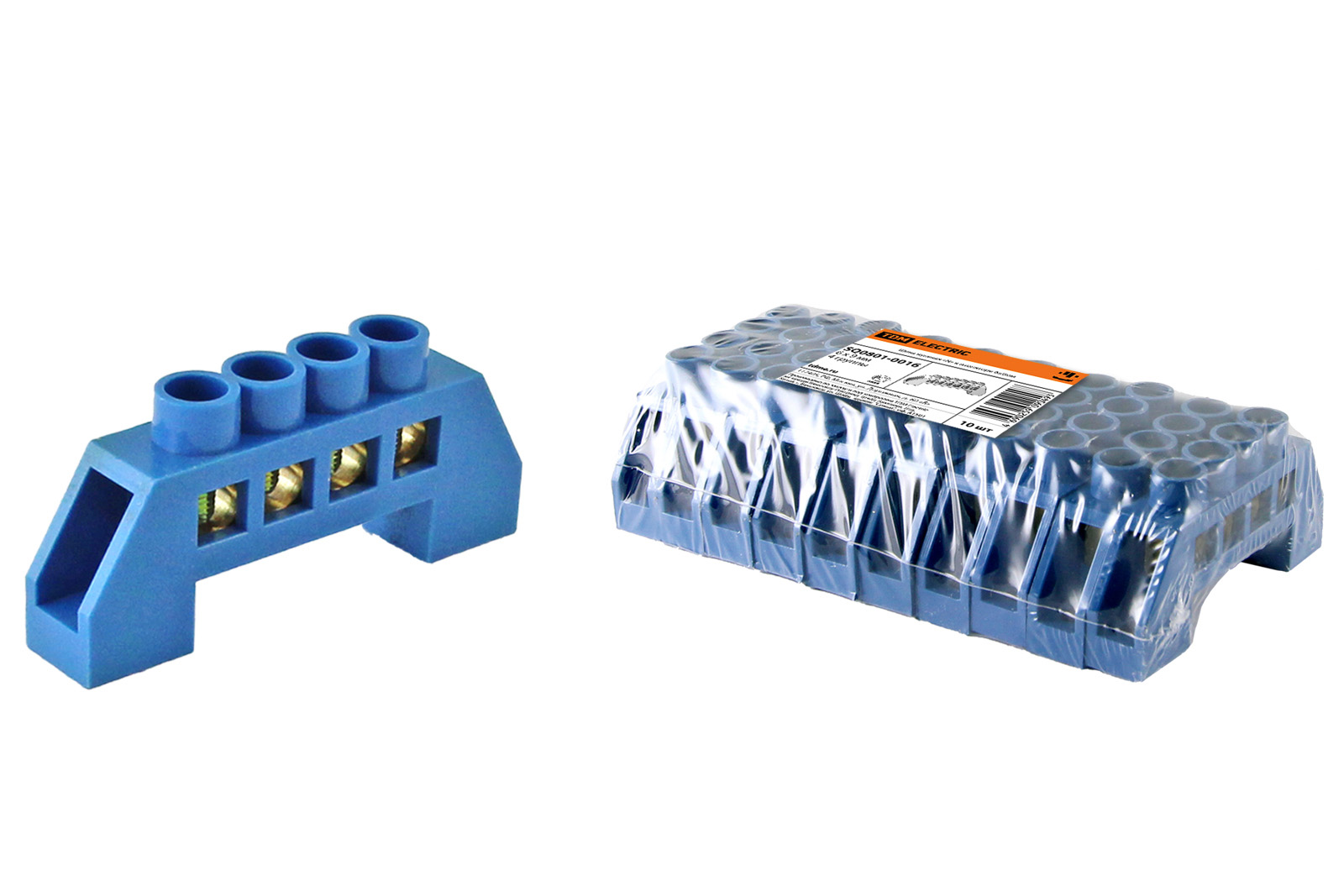 "Шина ""N"" нулевая в изоляторе 6х9мм 4 группы TDM" SQ0801-0016