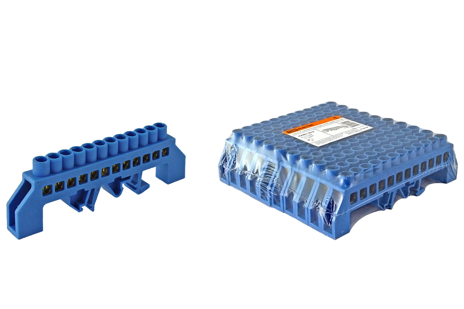 "Шина ""N"" нулевая в изоляторе на DIN-рейку 8x12мм 12 групп TDM" SQ0801-0079