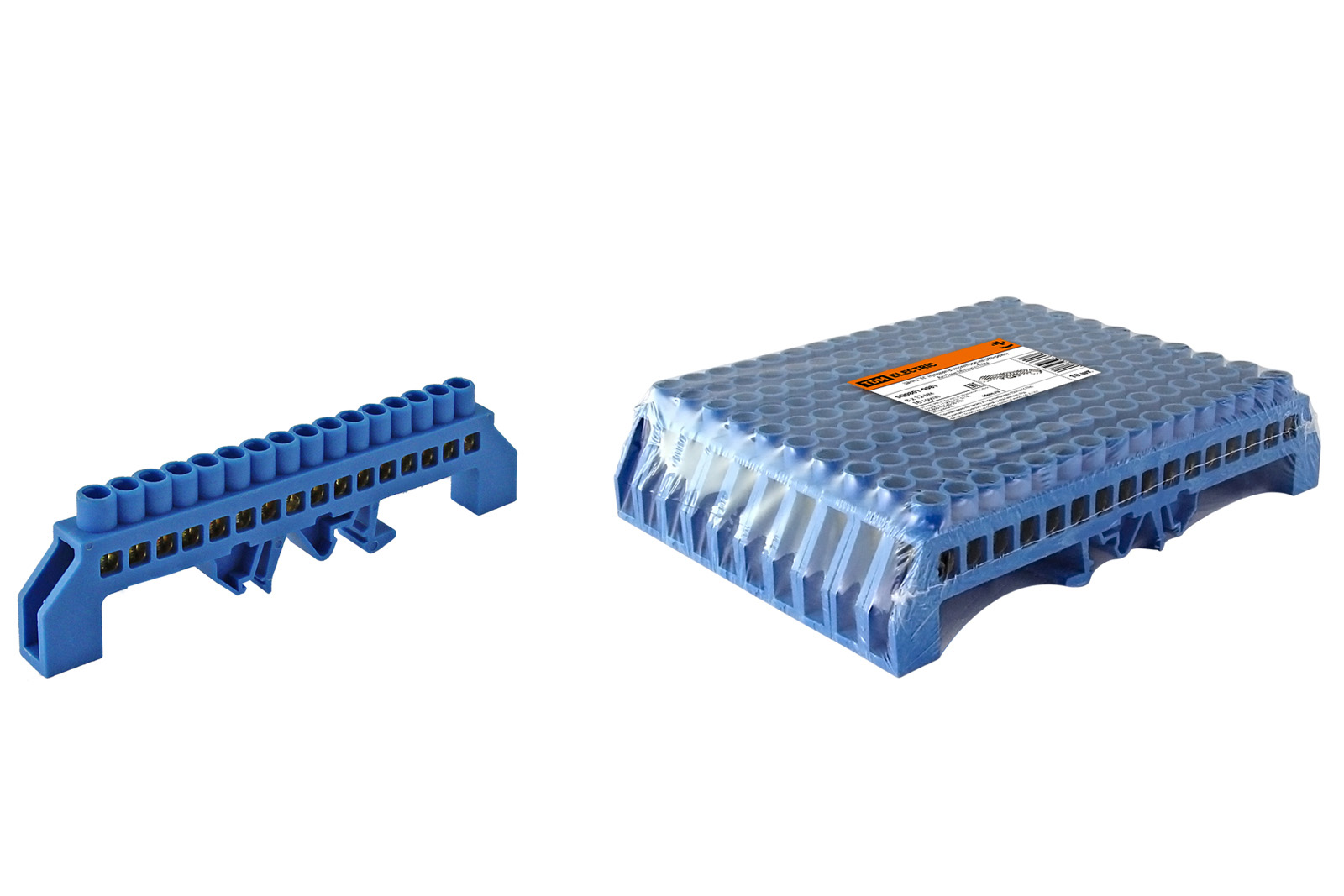 "Шина ""N"" нулевая в изоляторе на DIN-рейку 8x12мм 16 групп TDM" SQ0801-0081