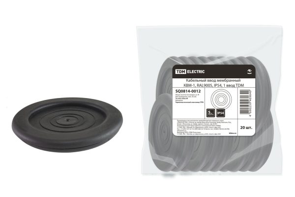 Кабельный ввод мембранный КВМ-1 TDM SQ0814-0012