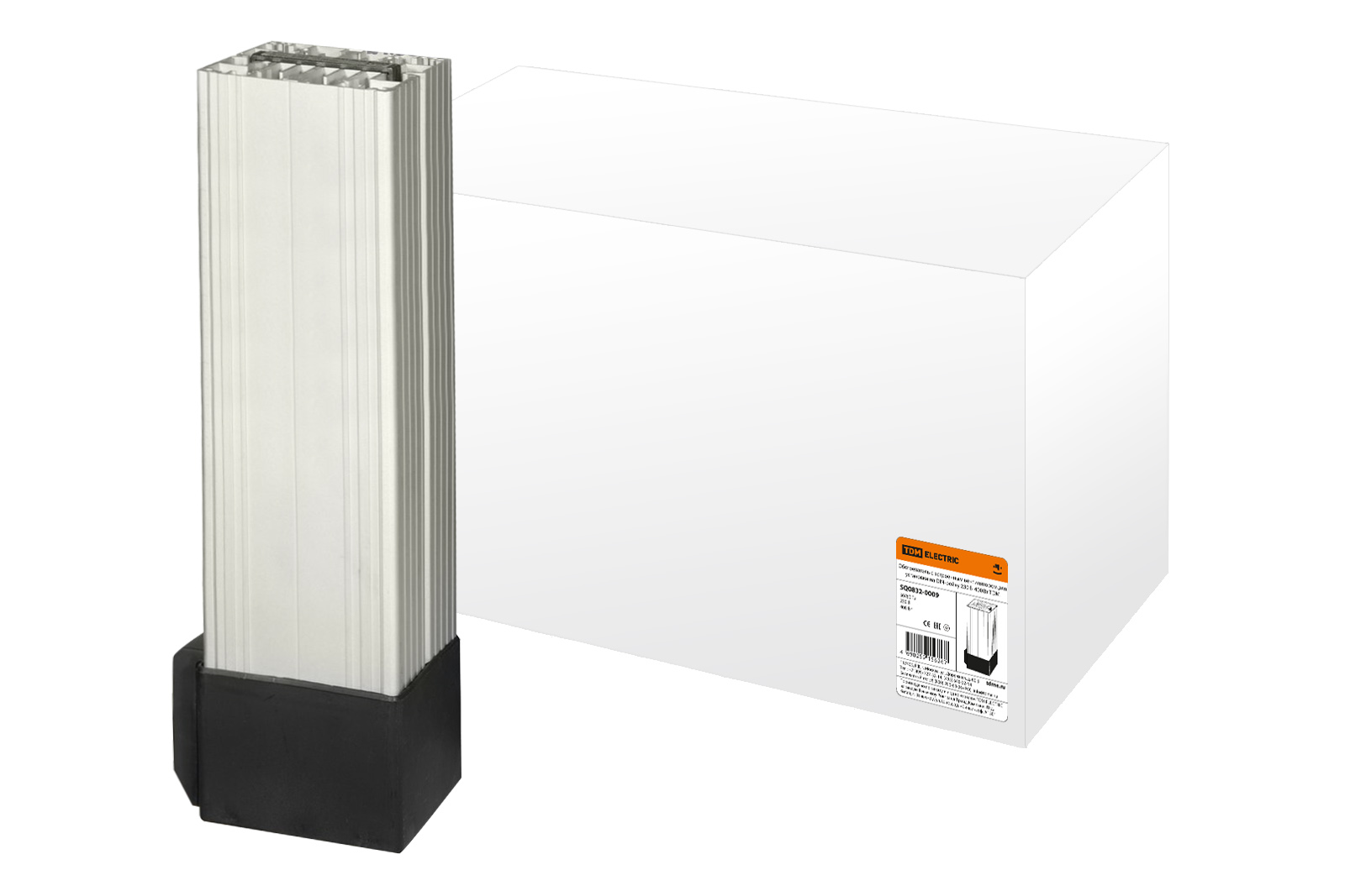 Обогреватель с встроенным вентилятором для установки на DIN-рейку 230В 400Вт TDM SQ0832-0009