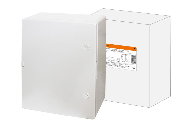 Бокс пластиковый ЩМП-0-3, ABS, IP65, -45 до +75 С, навесной, (400x300x170) TDM SQ0932-0103