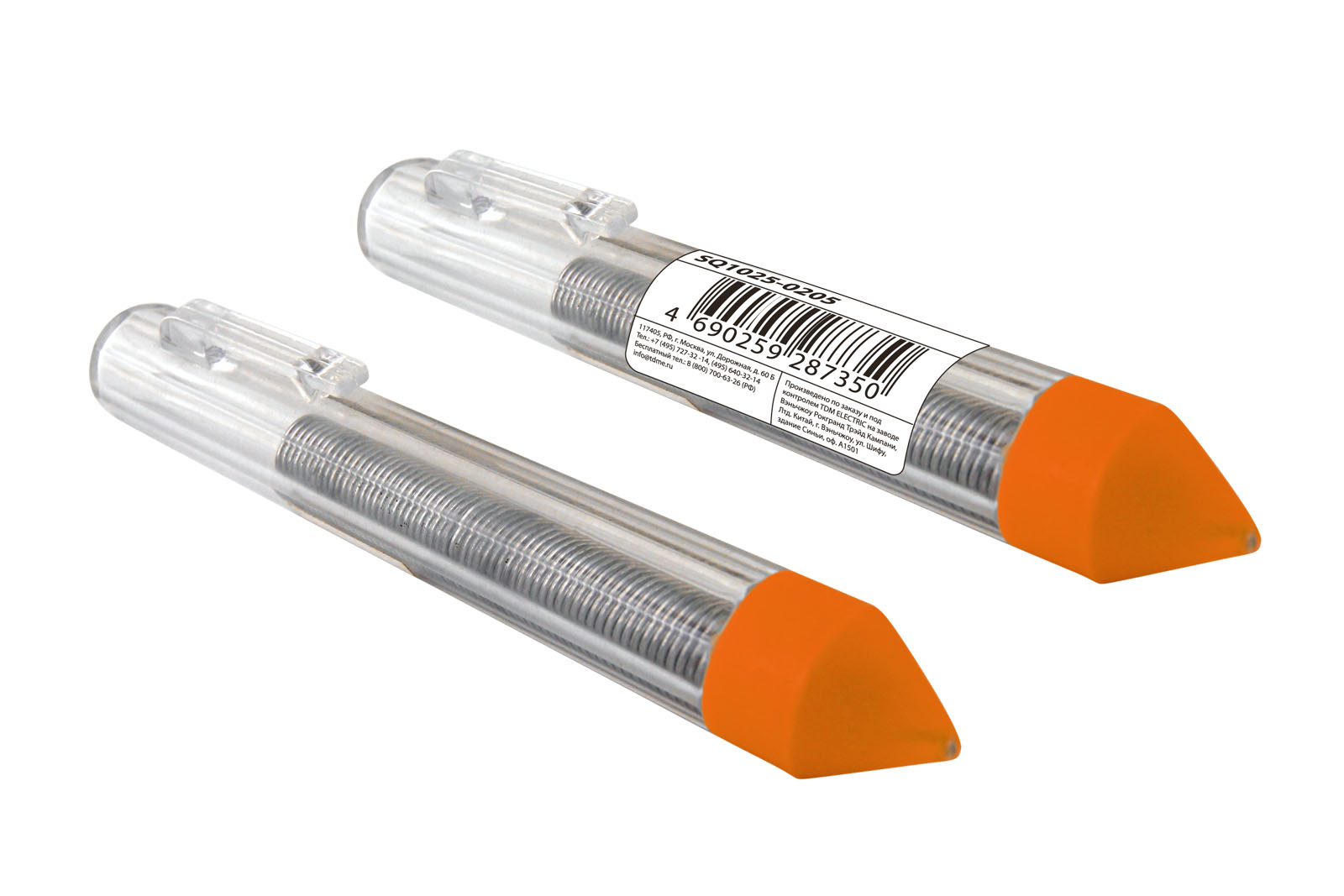 "Припой с канифолью и флюсом (60% Sn/40% Pb) в пластиковой тубе d1мм 16 гр ""Алмаз"" TDM" SQ1025-0205