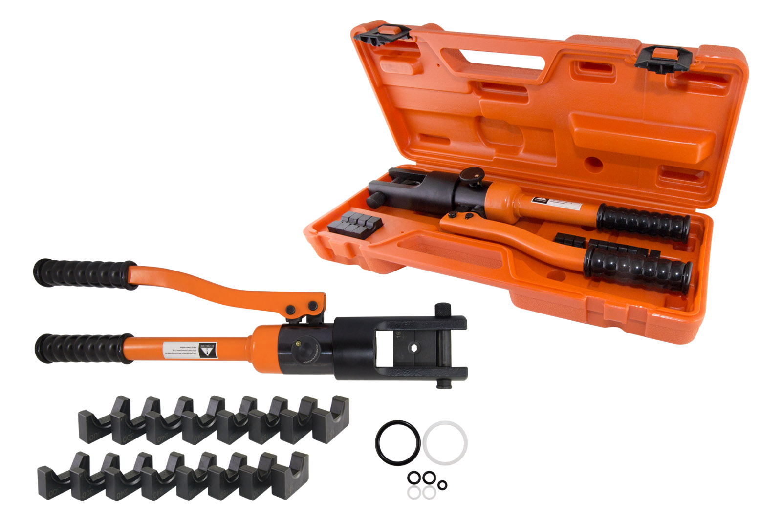 Пресс клещи гидравлические ПГРс-120 с набором матриц (10-120мм2), 8 штук, МастерЭлектрик  TDM SQ1027-0101