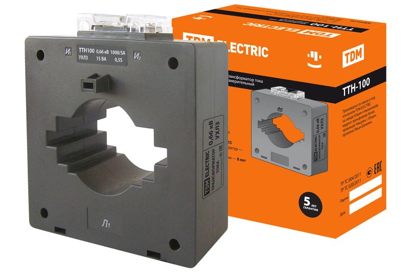 ТТН 100/1000/5-15VA/0,5S (акционный) TDM SQ1101-0162