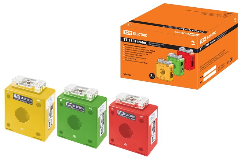 ТТН  30T/150/5-5VA/0,5 (3 шт., color, акционный) TDM SQ1101-0210