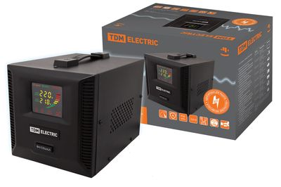 Стабилизатор напряжения СНР1-1-1,5 кВА электронный переносной TDM SQ1201-0003