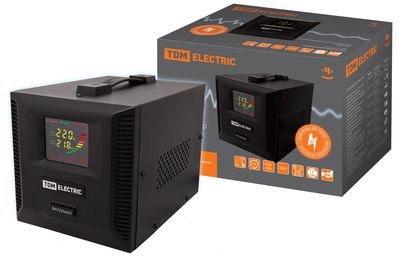 Стабилизатор напряжения СНР1-1-2 кВА электронный переносной TDM SQ1201-0004