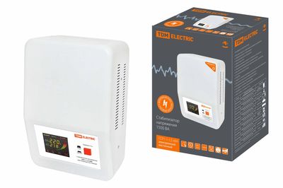 Стабилизатор напряжения ССР1-1-1,5 кВА электронный настенный TDM SQ1201-0023