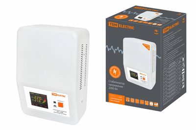 Стабилизатор напряжения ССР1-1-2 кВА электронный настенный TDM SQ1201-0024