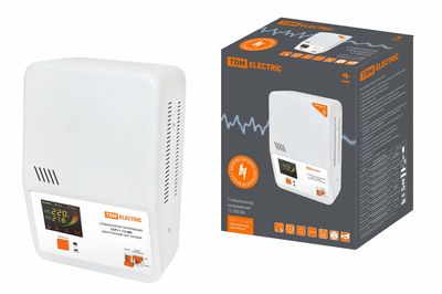 Стабилизатор напряжения ССР1-1-12 кВА электронный настенный TDM SQ1201-0029