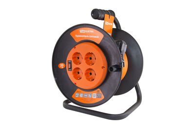 Удлинитель силовой УК10-004 TDM (4 места/20м ПВС 2х1,0) SQ1301-0520