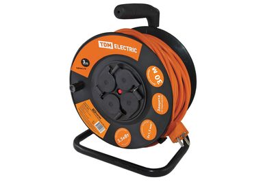 Удлинитель силовой УКз16-004 TDM (IP44 4 места/30м ПВС 3х1,5) SQ1301-0541