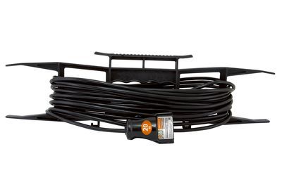 Удлинитель-шнур на рамке силовой народный ПВС 2200 Вт с/з, 20м, штепс. гнездо SQ1307-0312