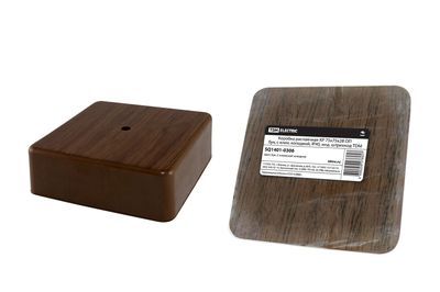 Коробка распаячная КР 75х75х28 ОП бук, с клем. колодкой, IP40, инд. штрихкод TDM SQ1401-0306