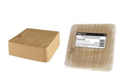 Коробка распаячная КР 75х75х28 ОП сосна IP40, инд. штрихкод TDM SQ1401-0405