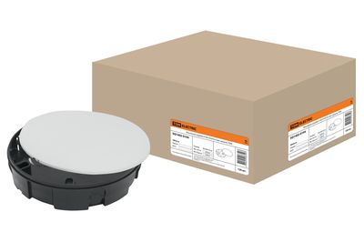 Монтажная коробка У194 СП D75х15мм, крышка, TDM SQ1402-0194