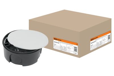 Монтажная коробка У195 СП D75х30мм, крышка, TDM SQ1402-0195