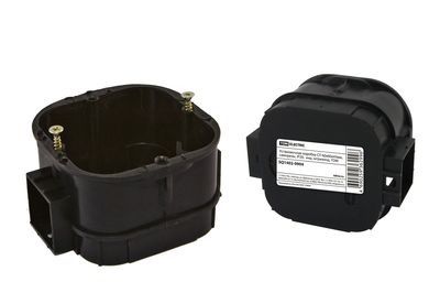 Установочная коробка СП 60х60х43мм, саморезы, IP20,  инд. штрихкод, TDM SQ1402-0904