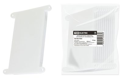 Крышка финишная 124х80 белая (для коробки СП 118х76х60мм) TDM SQ1402-9505