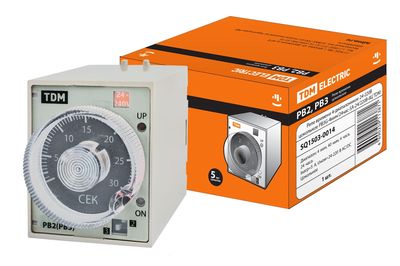 Реле времени РВ3G-4мин/24час-5A-24/220В-8Ц TDM SQ1503-0014