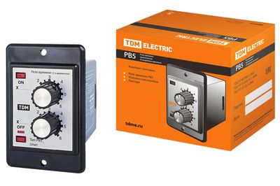 Реле времени циклическое РВ53-2Т-60х60мин-5А-220В-8Ц/Щ TDM SQ1503-0018